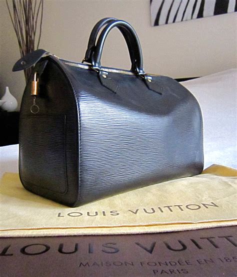 louis vuitton speedy 30 epi black|louis vuitton speedy 30 review.